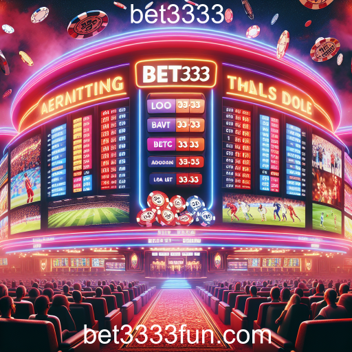 Apostas Esportivas no Bet3333: Diversão e Emoção em Cada Jogada